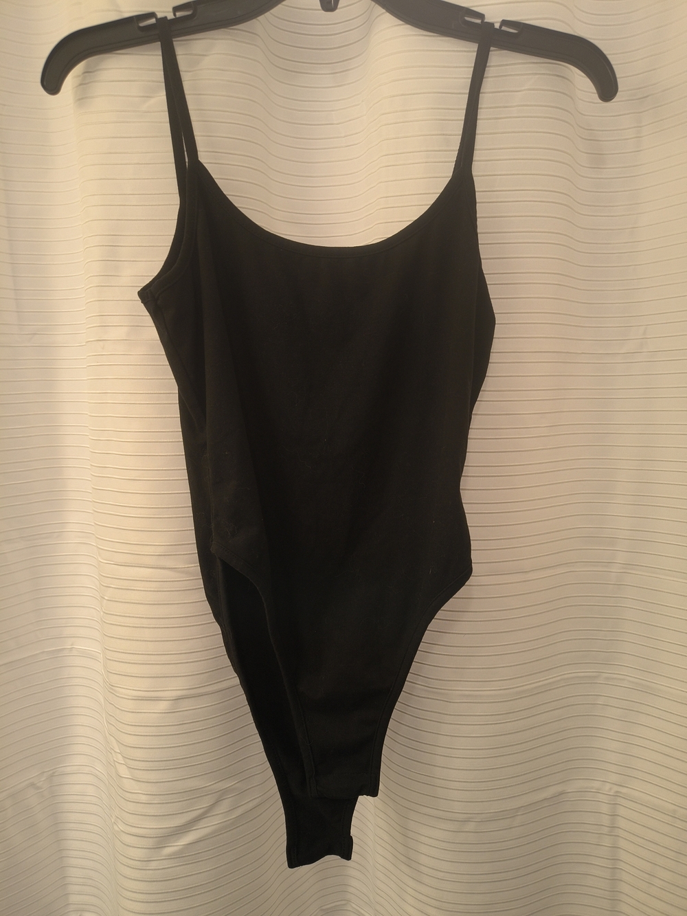 Set Of 2 Women’s Black Slim-Fit Bodysuit with Thin Straps